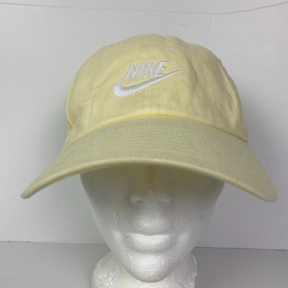 Nike Heritage86 Hat Cap 1SIze Adjustable Yellow Futura 913011-744 - Picture 1 of 10